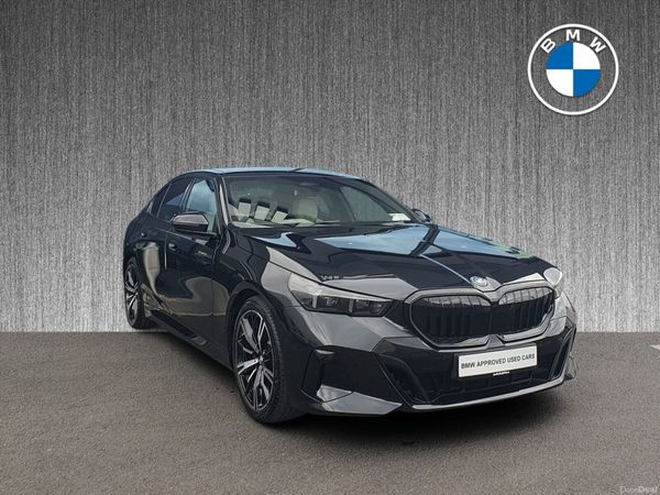 BMW 5-Series Saloon, Petrol Plug-in Hybrid, 2026, Black