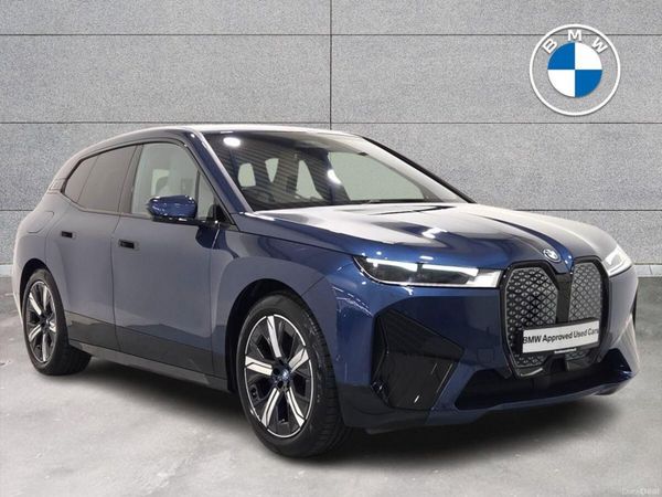 BMW iX SUV, Electric, 2022, Blue