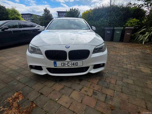 BMW 5-Series Saloon, Diesel, 2013, White