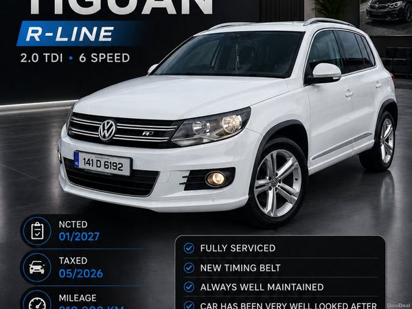 Volkswagen Tiguan SUV, Diesel, 2014, White