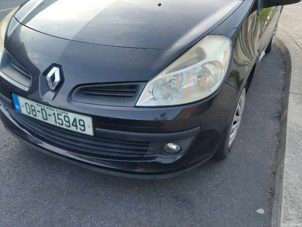 Renault Clio Hatchback, Petrol, 2008, Black
