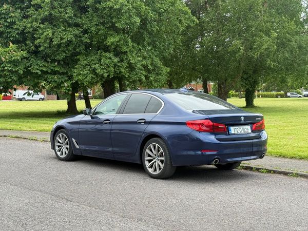 BMW 5-Series Saloon, Diesel, 2017, Blue