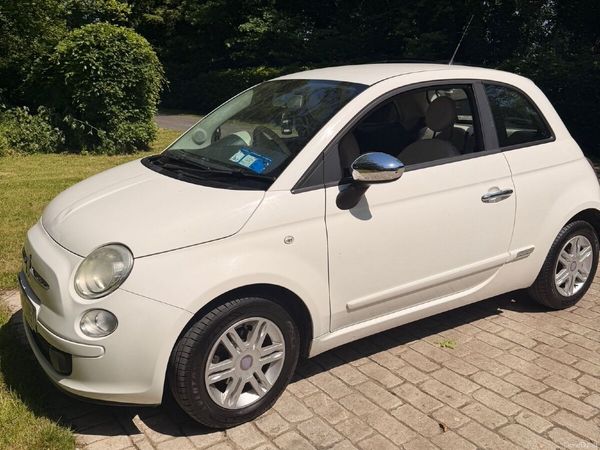 Fiat 500 Hatchback, Petrol, 2010, White