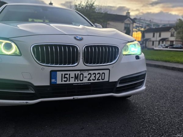 BMW 5-Series Saloon, Diesel, 2015, White