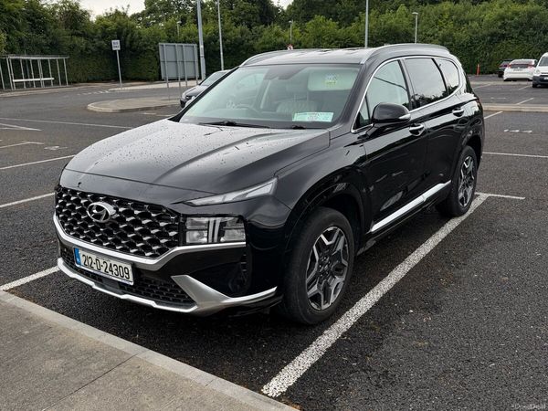 Hyundai Santa Fe SUV, Petrol Plug-in Hybrid, 2021, Black