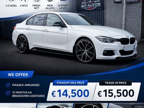 BMW 3-Series Saloon, Diesel, 2017, White