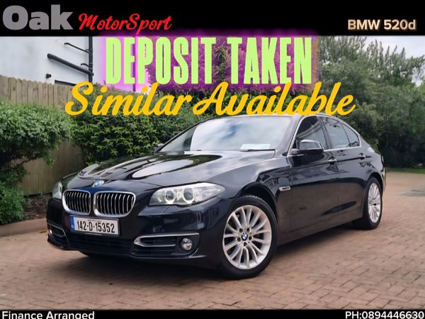 BMW 5-Series Saloon, Diesel, 2014, Black