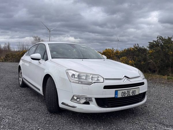 Citroen C5 Saloon, Diesel, 2008, White