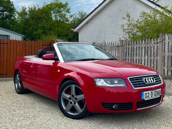 Audi A4 Convertible, Petrol, 2002, Red
