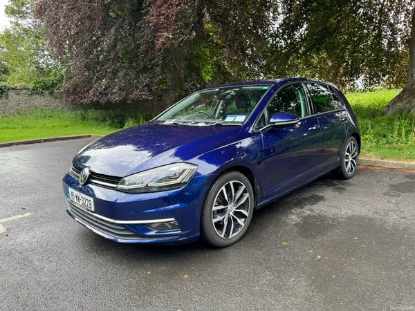 Volkswagen Golf Hatchback, Petrol, 2018, Blue