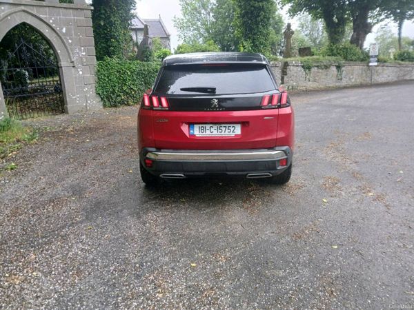 Peugeot 3008 Hatchback, Diesel, 2018, Red