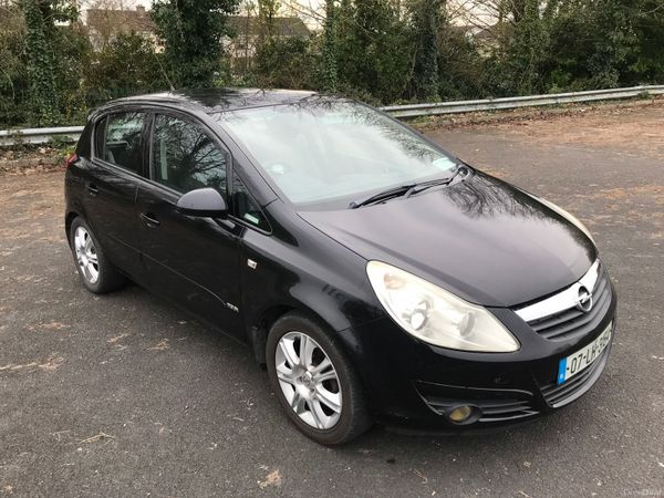 Opel Corsa Hatchback, Petrol, 2007, Black