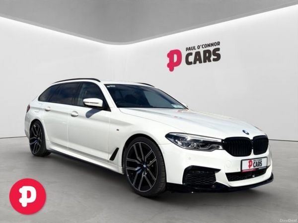 BMW 5-Series Estate, Diesel, 2019, White