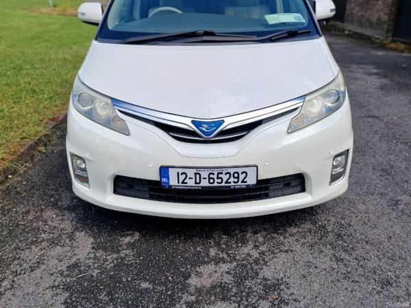 Toyota Estima MPV, Petrol Hybrid, 2012, White