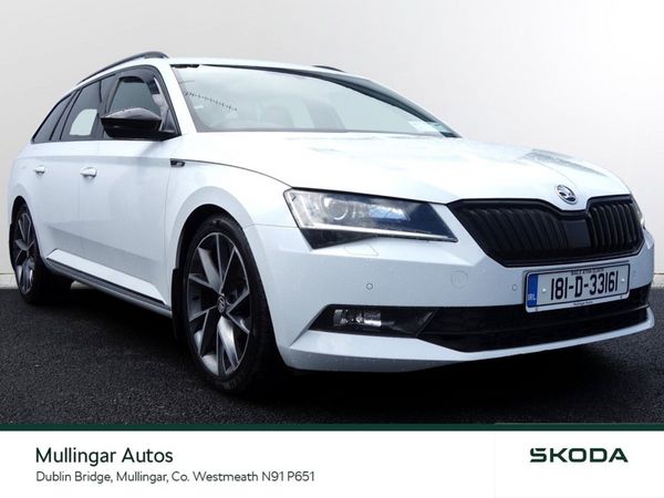 Skoda Superb Estate, Diesel, 2018, White