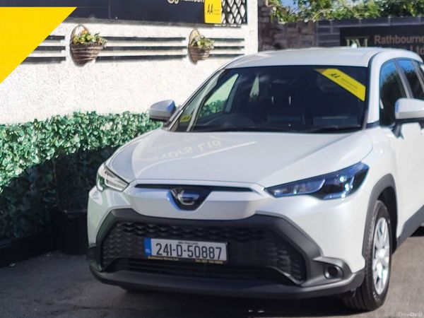 Toyota Corolla Cross SUV, Petrol Hybrid, 2024, White