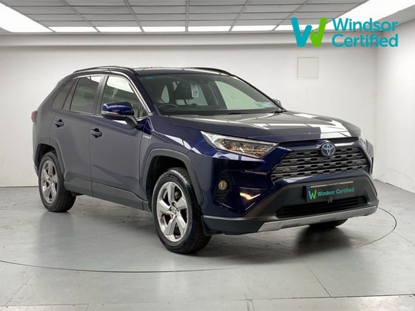 Toyota RAV4 SUV, Petrol Hybrid, 2021, Blue