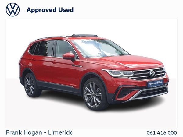 Volkswagen Tiguan Allspace SUV, Diesel, 2024, Red