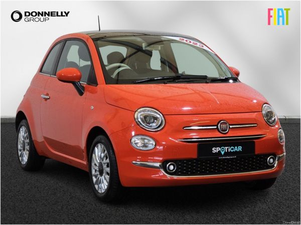 Fiat 500 Hatchback, Petrol, 2023, Orange