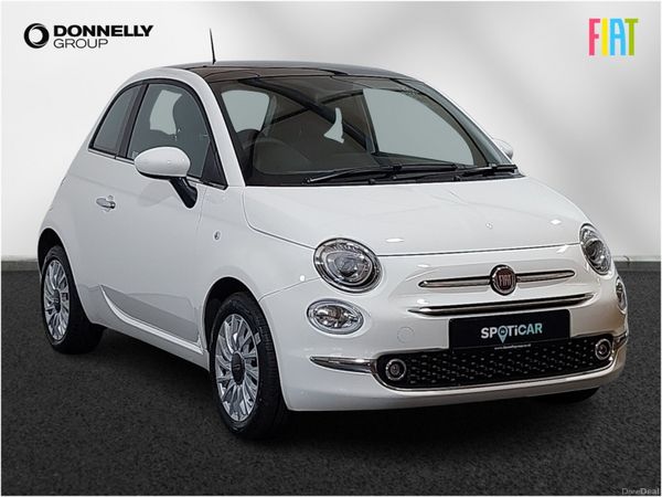 Fiat 500 Hatchback, Petrol, 2024, White