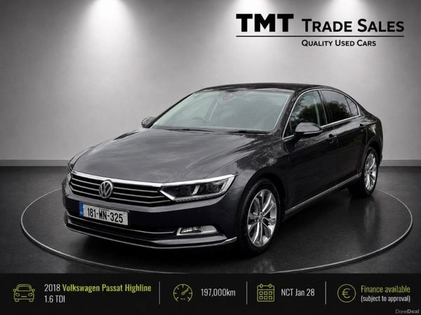Volkswagen Passat Saloon, Diesel, 2018, Grey