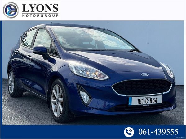 Ford Fiesta Hatchback, Petrol, 2018, Blue