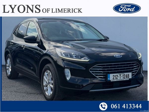 Ford Kuga SUV, Petrol Hybrid, 2021, Black