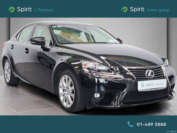 Lexus IS Saloon, Petrol Hybrid, 2015, Black
