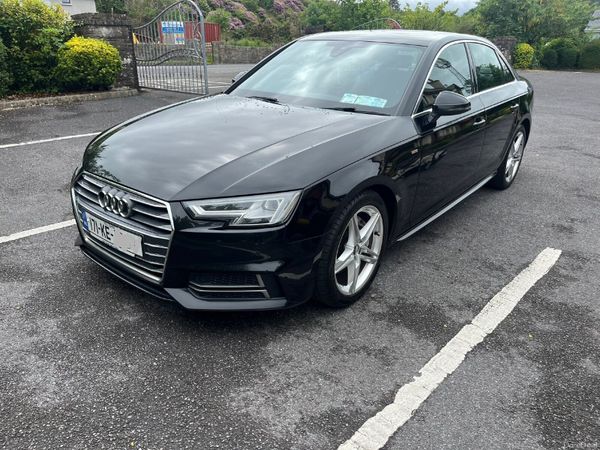 Audi A4 Saloon, Diesel, 2017, Black