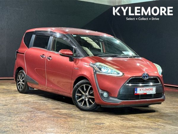 Toyota Sienta MPV, Petrol Hybrid, 2016, Orange