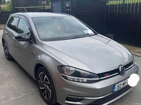 Volkswagen Golf Hatchback, Diesel, 2019, Silver