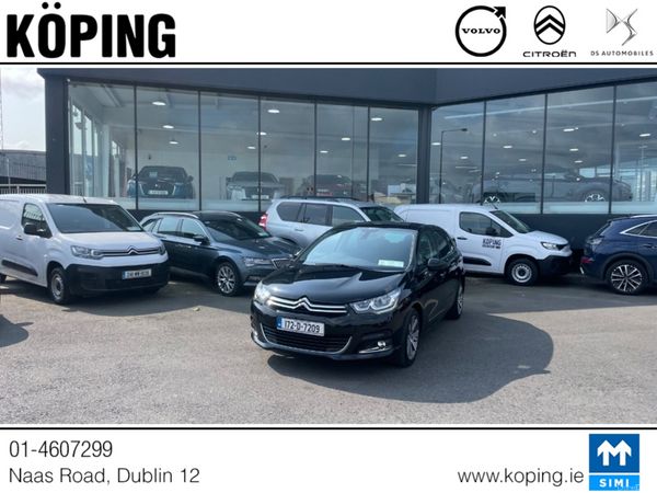 Citroen C4 Hatchback, Petrol, 2017, Black