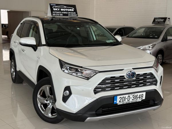 Toyota RAV4 SUV, Petrol Hybrid, 2020, White