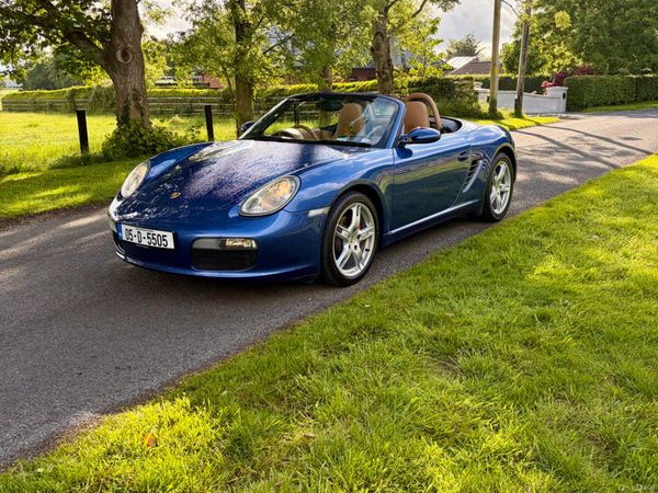 Porsche Boxster Convertible, Petrol, 2005, Blue
