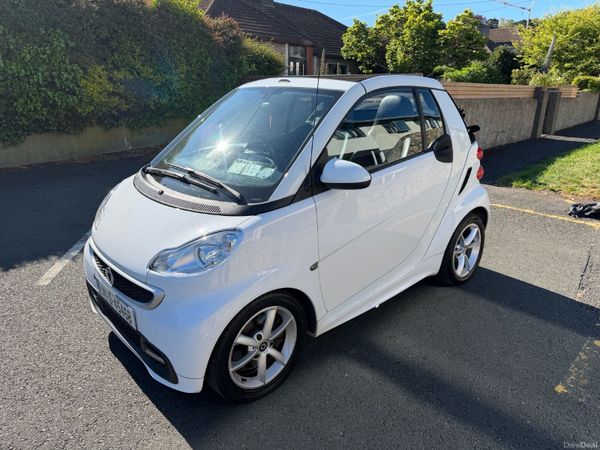 Smart Fortwo Convertible, Petrol, 2014, White