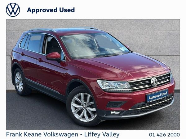 Volkswagen Tiguan SUV, Diesel, 2019, Red