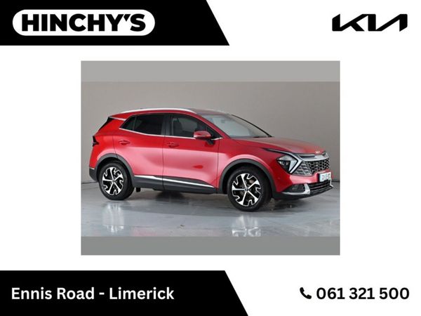 Kia Sportage SUV, Diesel Hybrid, 2023, Red