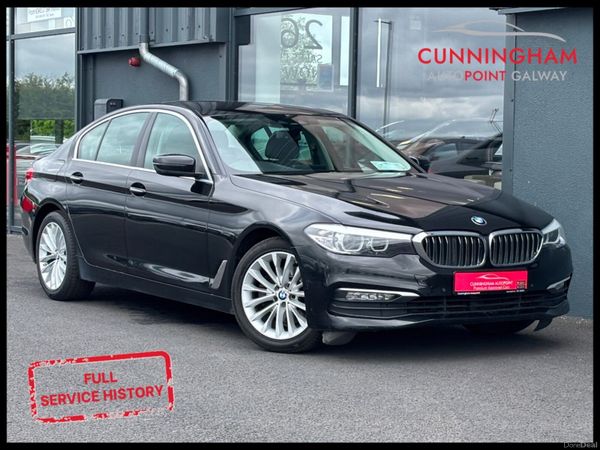 BMW 5-Series Saloon, Diesel, 2018, Black