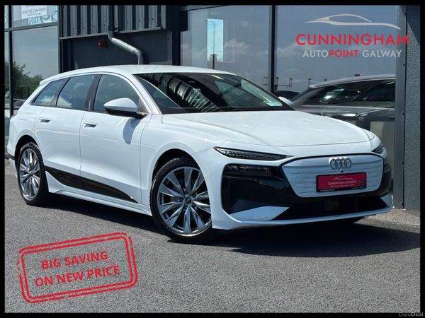 Audi A6 Estate, Electric, 2025, White