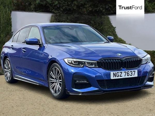 BMW 3-Series Saloon, Petrol, 2019, Blue