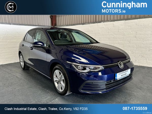 Volkswagen Golf Hatchback, Petrol Hybrid, 2022, Blue