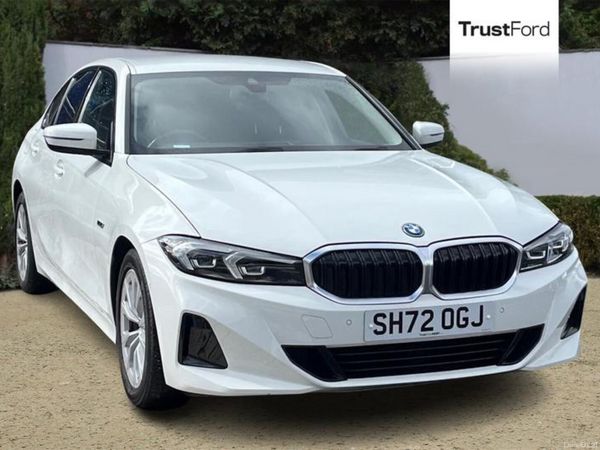 BMW 3-Series Saloon, Petrol Hybrid, 2022, White