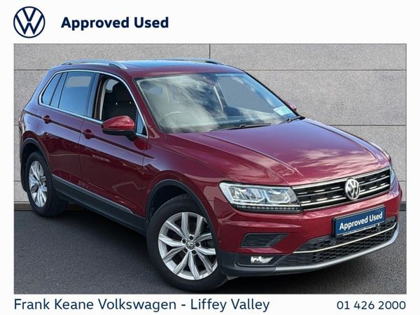 Volkswagen Tiguan SUV, Diesel, 2019, Red