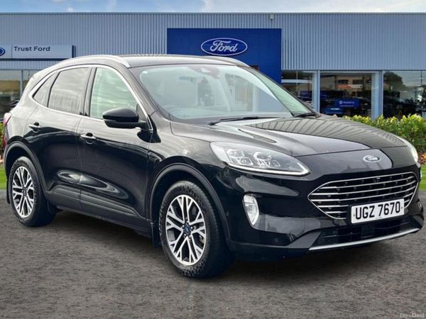 Ford Kuga SUV, Petrol Hybrid, 2021, Black