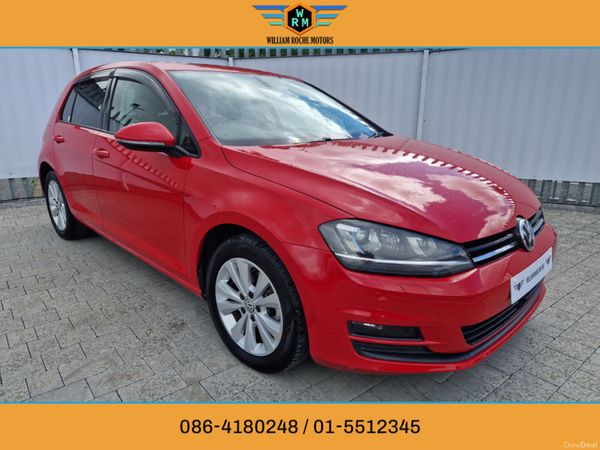 Volkswagen Golf Hatchback, Petrol, 2014, Red