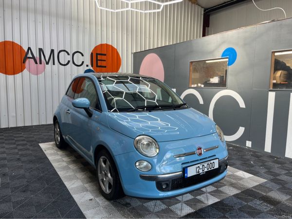 Fiat 500 Hatchback, Petrol, 2012, Blue