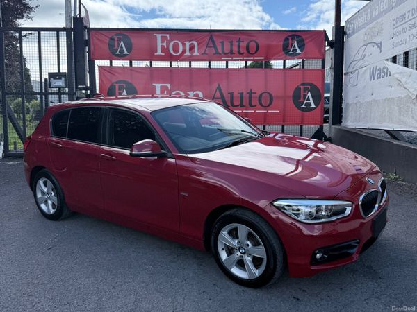 BMW 1-Series Hatchback, Diesel, 2017, Red