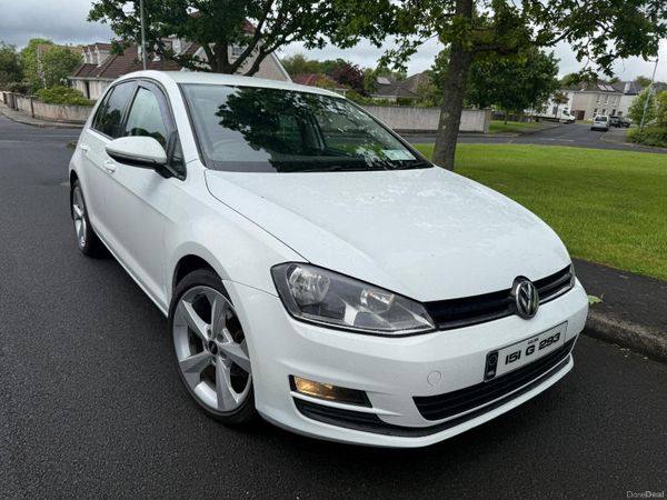 Volkswagen Golf Hatchback, Diesel, 2015, White