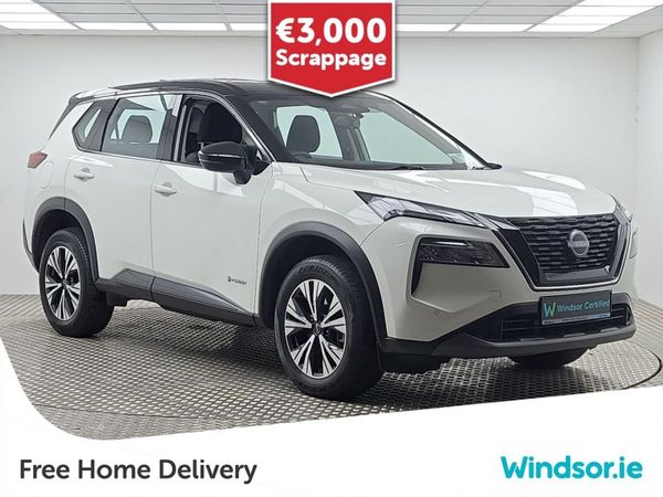 Nissan X-Trail SUV, Petrol Hybrid, 2024, White