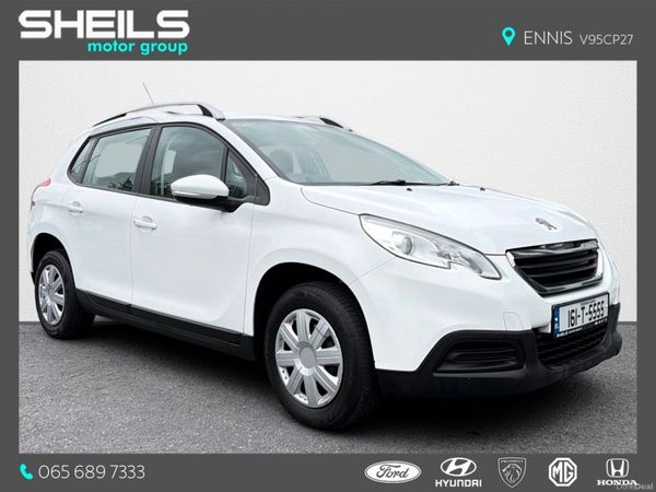 Peugeot 2008 SUV, Petrol, 2016, White